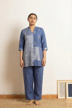 Hand Work Linen Zari Set